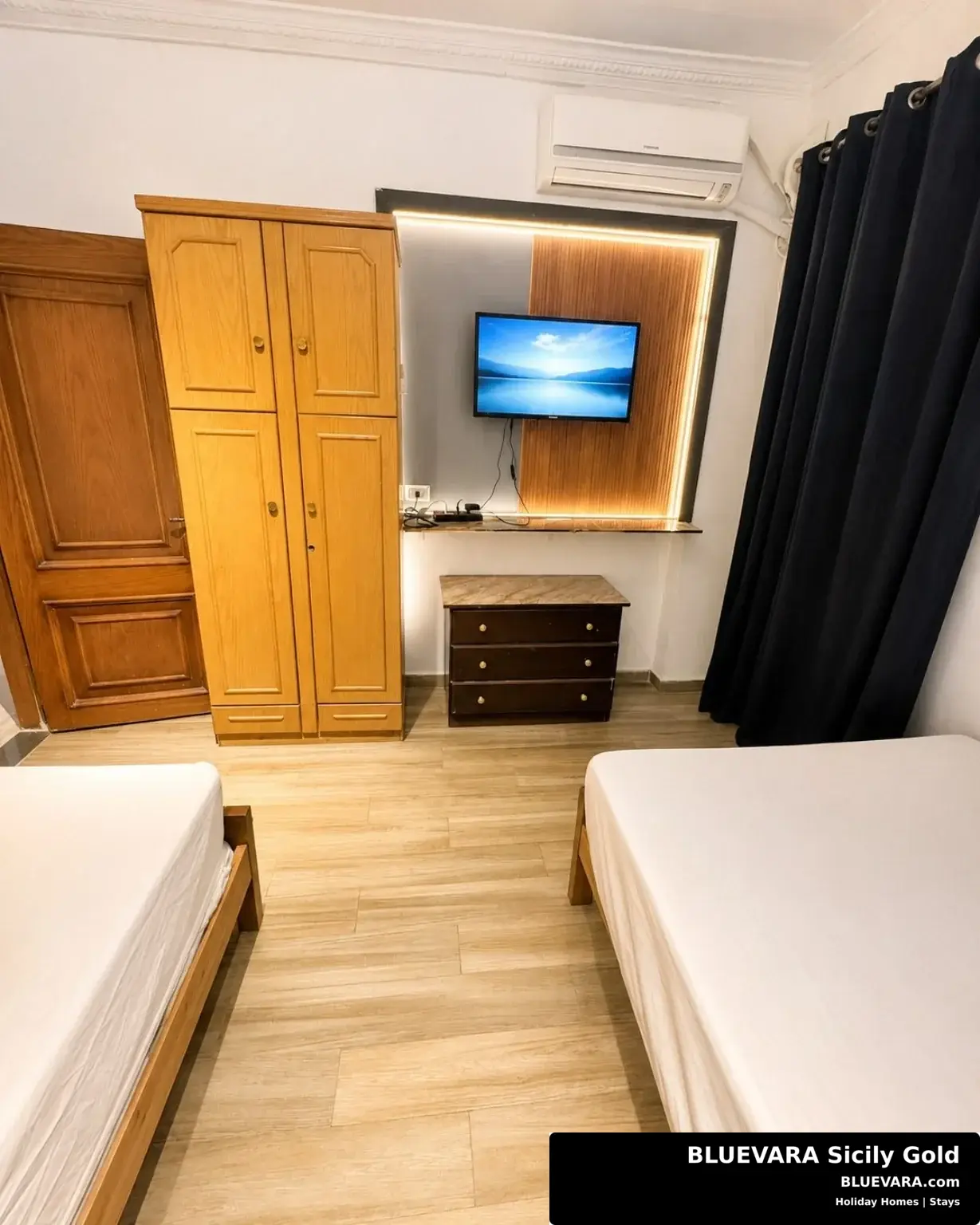 Bedroom TV area