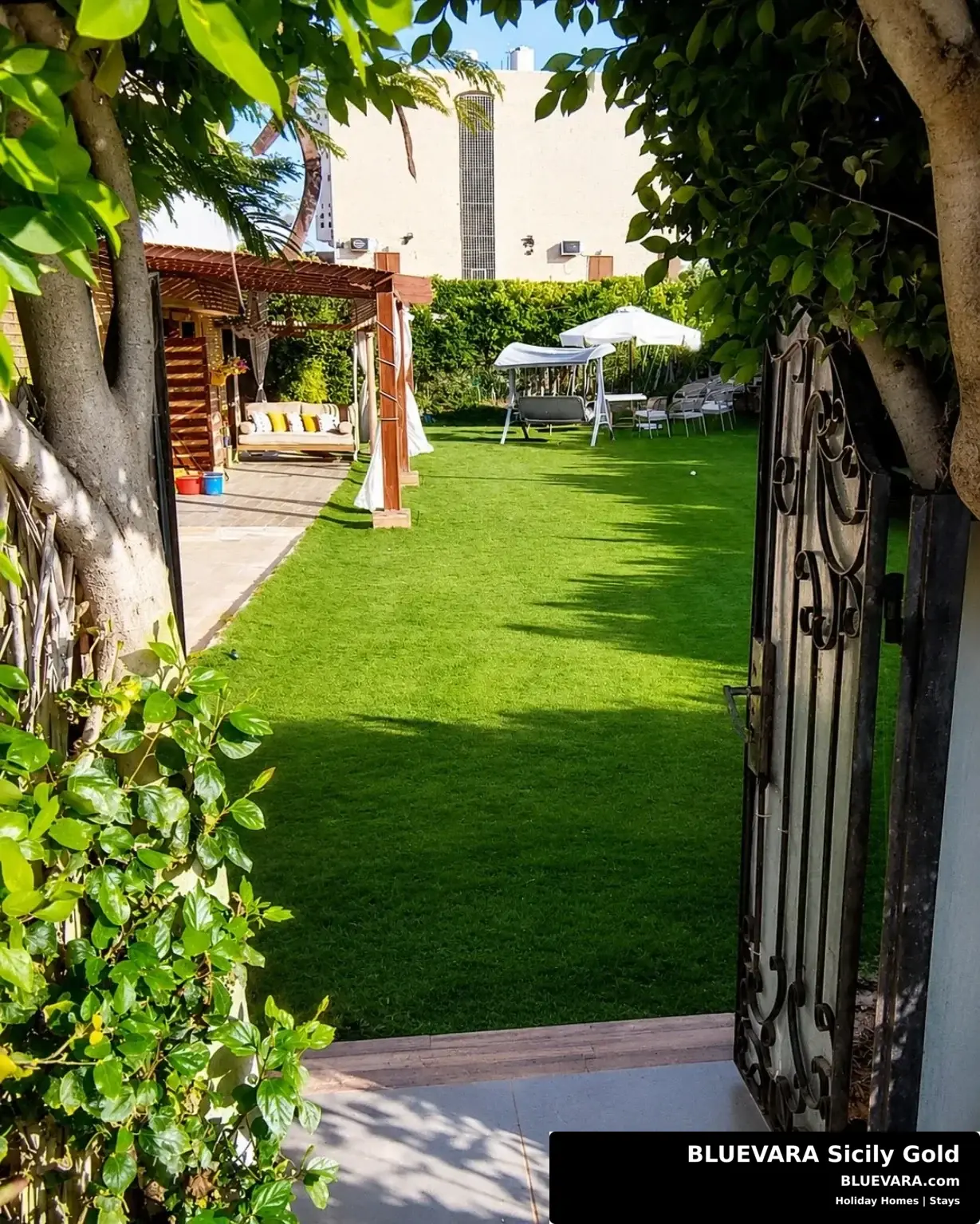 Private garden entrance