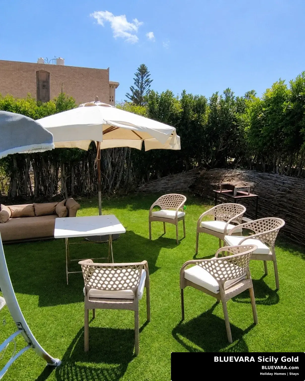Outdoor seating area