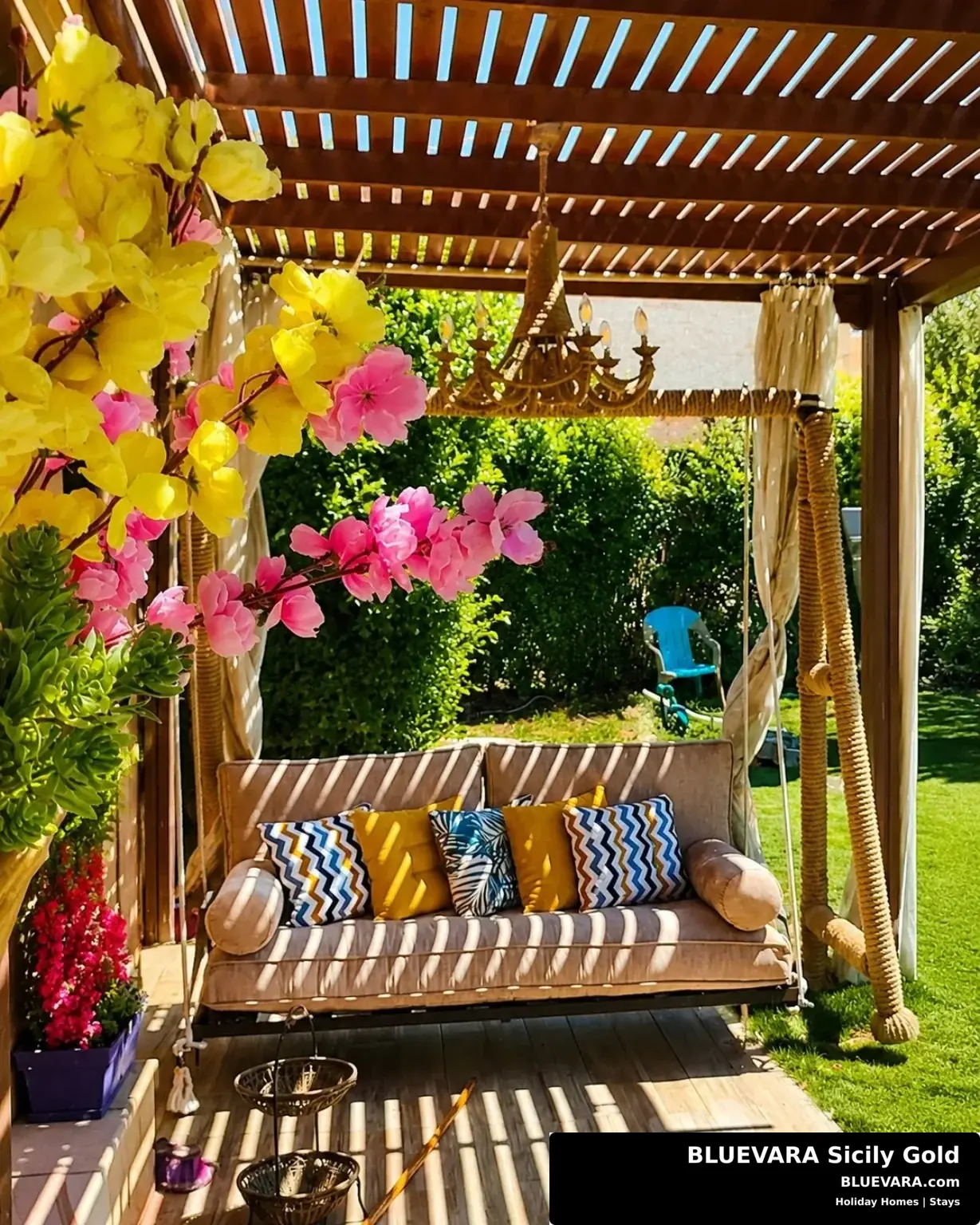 Pergola seating