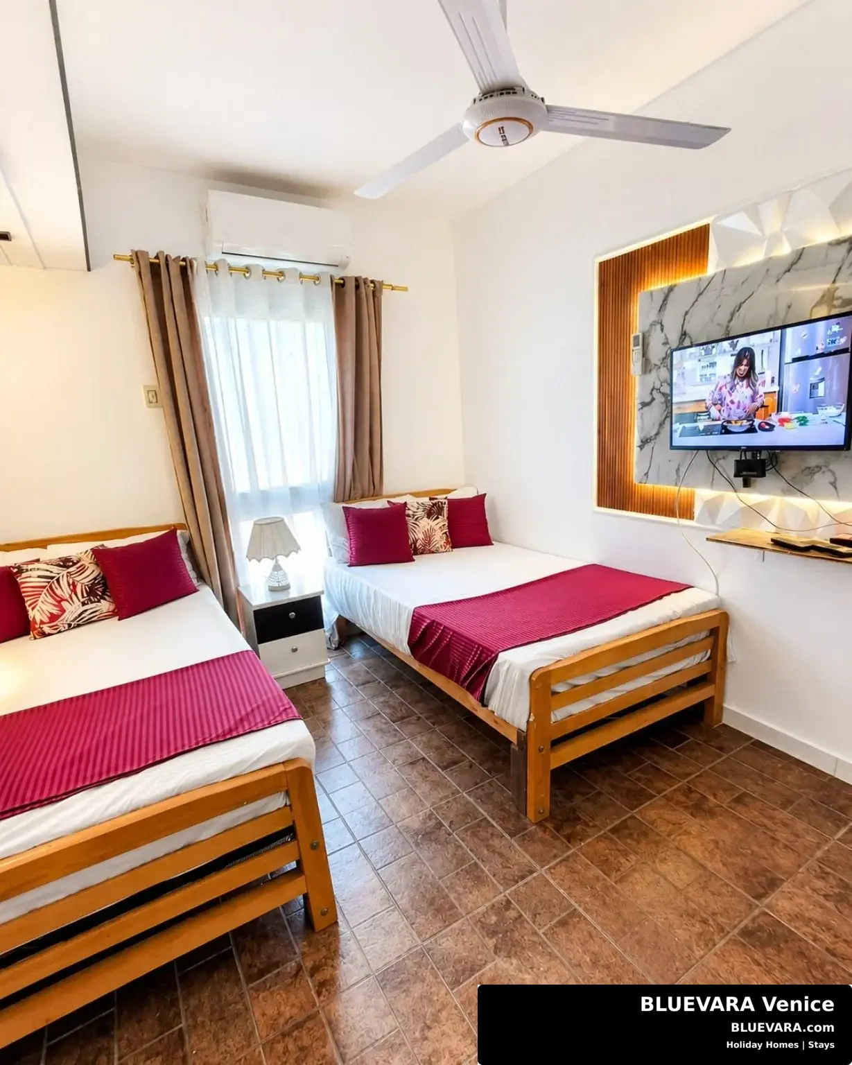 Magenta bedroom